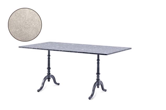 Nostalgie Table de jardin fonte d'acier 140x80 cm