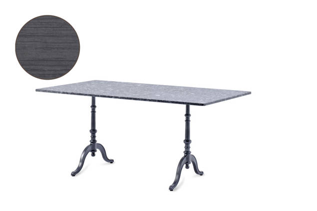 Nostalgie Gartentisch Stahlguss 120x80 cm