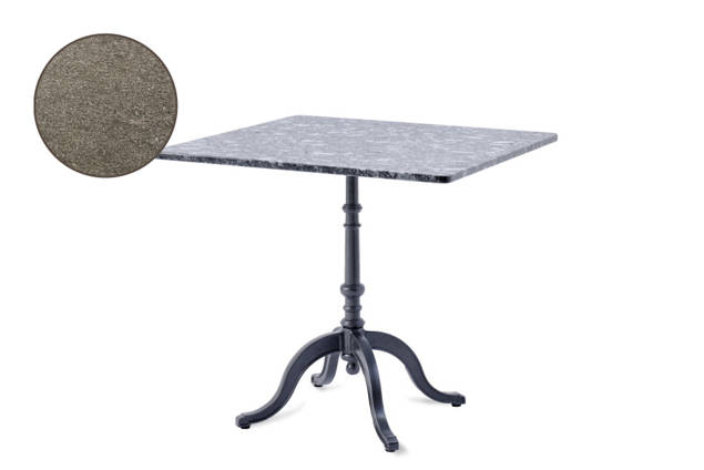 Nostalgie Gartentisch Stahlguss 90x90 cm