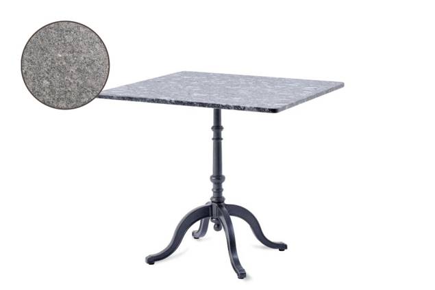 Nostalgie Gartentisch Stahlguss 95x95 cm