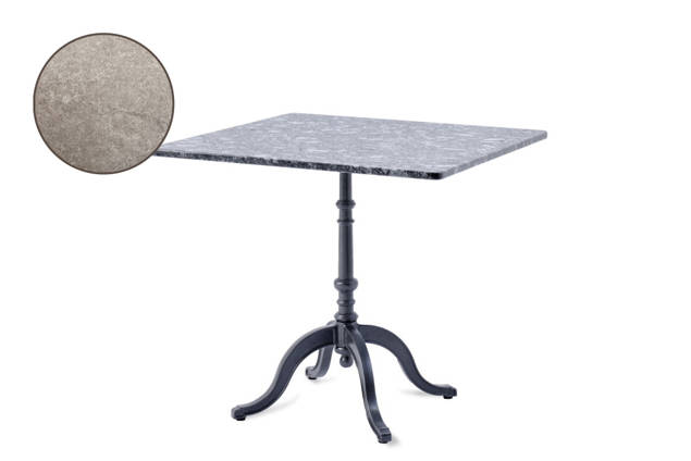 Nostalgie Table de jardin fonte d'acier Ø 100 cm
