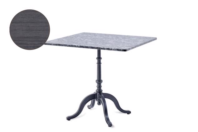 Nostalgie Table de jardin fonte d'acier 70x70 cm