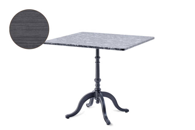 Nostalgie Table de jardin fonte d'acier 90x90 cm
