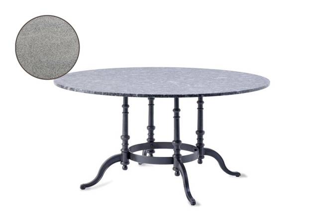 Nostalgie Gartentisch rund Stahlguss Ø 130 cm