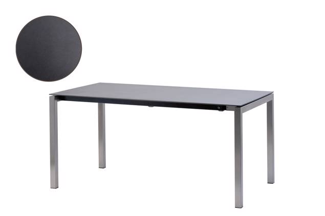 Pilatus Table de jardin acier inoxydable 80x80 cm