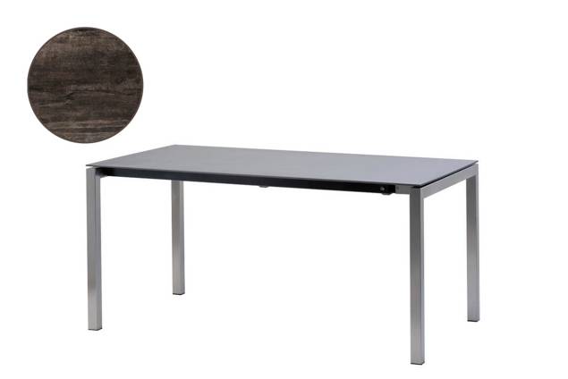 Pilatus Gartentisch Edelstahl 160x90 cm