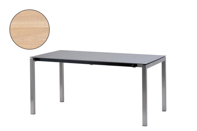 Pilatus Table de jardin acier 140x80 cm