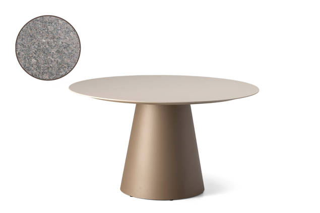 San Marino Table de jardin ronde aluminium Ø130 cm