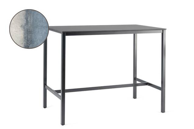 Schilthorn Bartisch Edelstahl 200x100 cm
