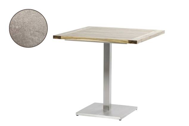 Siri Gartentisch Edelstahl 70x70 cm