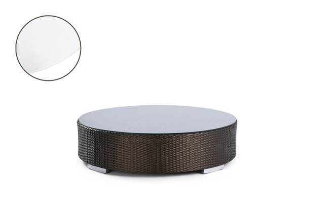 Soleil Table de salon rotin Ø 120 cm