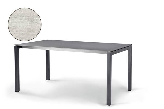 Pilatus Gartentisch Stahl 220x100 cm