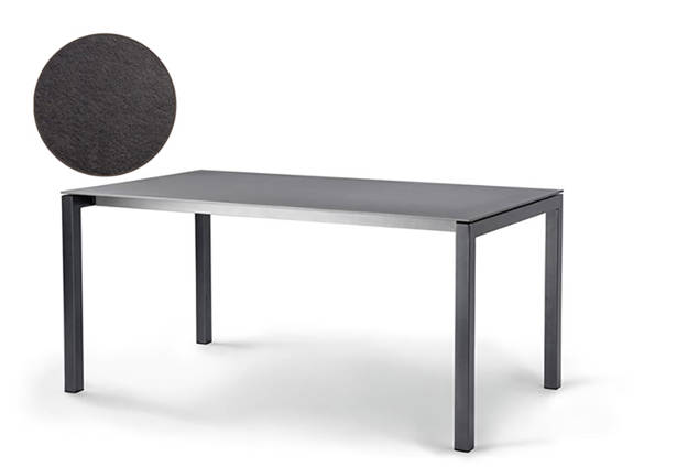 Pilatus Gartentisch Stahl 140x80 cm