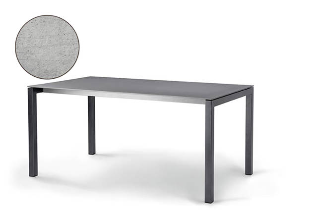 Pilatus Table de jardin acier 220x100 cm