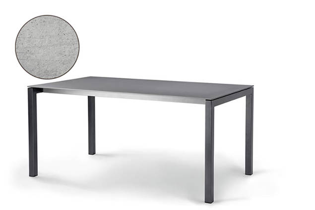 Pilatus Gartentisch Stahl 220x100 cm