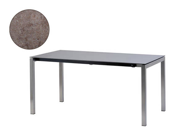 Pilatus Gartentisch Edelstahl 220x100 cm