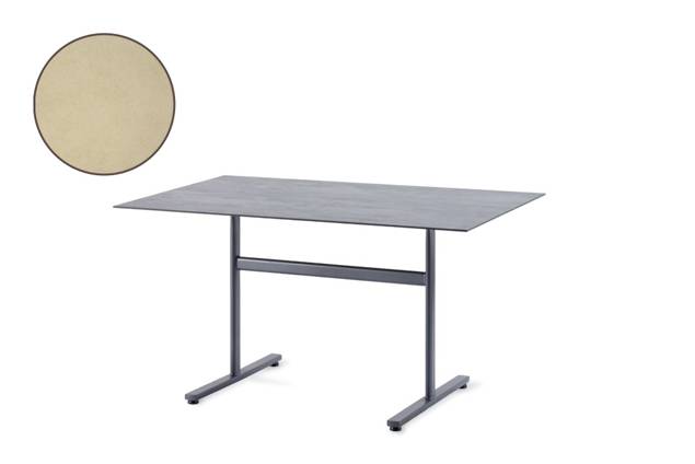 Stockholm Gartentisch klappbar Stahl 160x90 cm