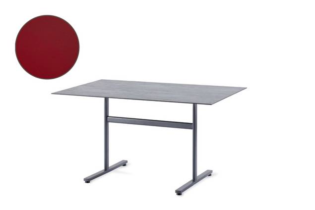 Stockholm Gartentisch klappbar Stahl 140x80 cm