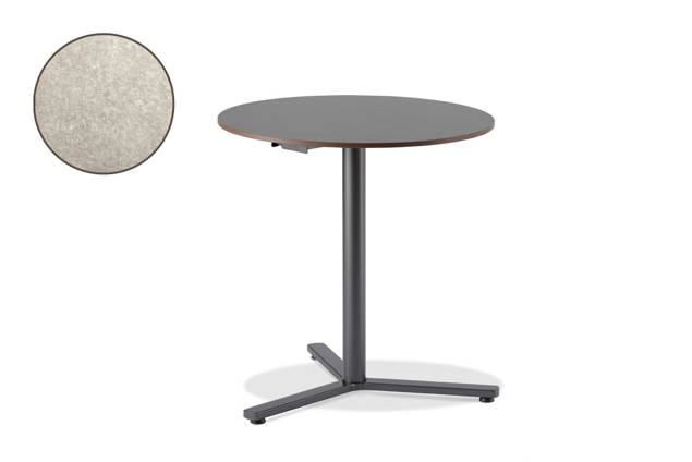 Stockholm Table de jardin pliante acier Ø 70 cm