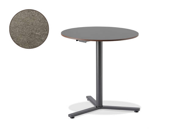 Stockholm Table de jardin pliante acier Ø 80 cm