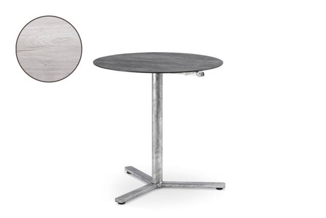 Stockholm Table de jardin pliante acier Ø 70 cm