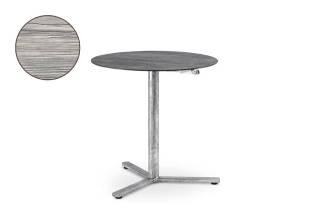 Stockholm Table de jardin pliante acier 80x80 cm