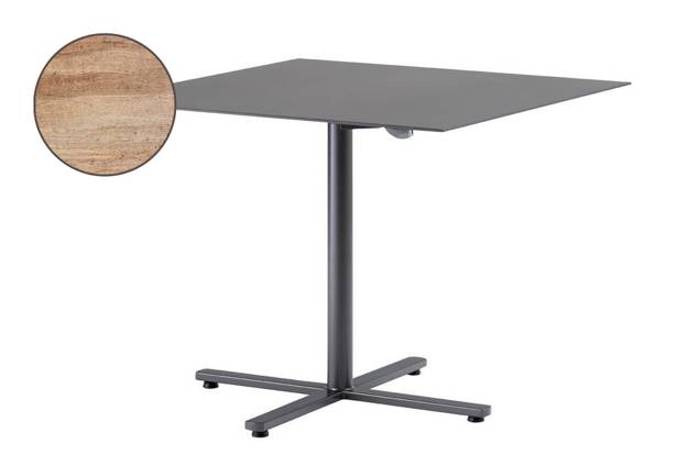 Stockholm Gartentisch klappbar Stahl Ø 80 cm