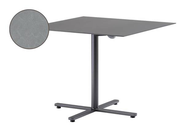 Stockholm Gartentisch klappbar Stahl 80x80 cm