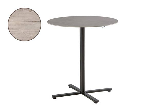 Stockholm Bartisch klappbar Stahl 80x80 cm