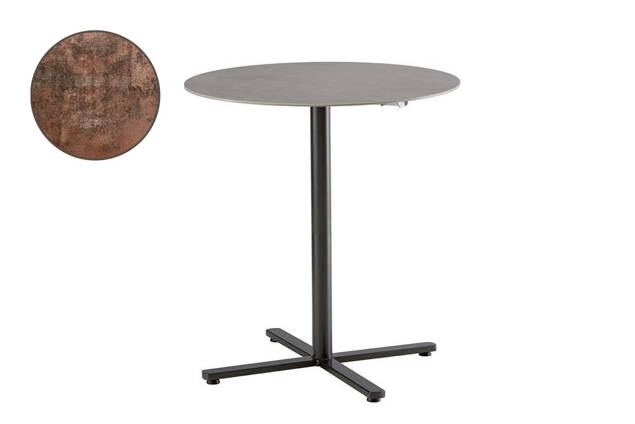 Stockholm Bartisch klappbar Stahl 80x80 cm