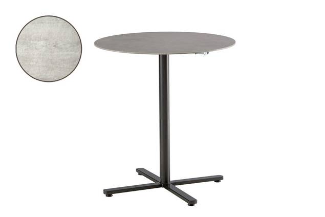 Stockholm Bartisch klappbar Stahl 90x90 cm