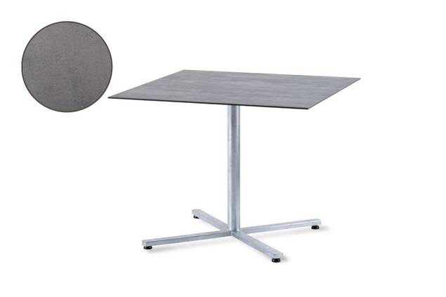 Stockholm Gartentisch klappbar Stahl 90x90 cm