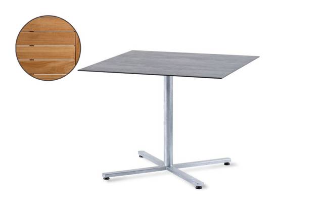 Stockholm Gartentisch klappbar Stahl Ø 80 cm