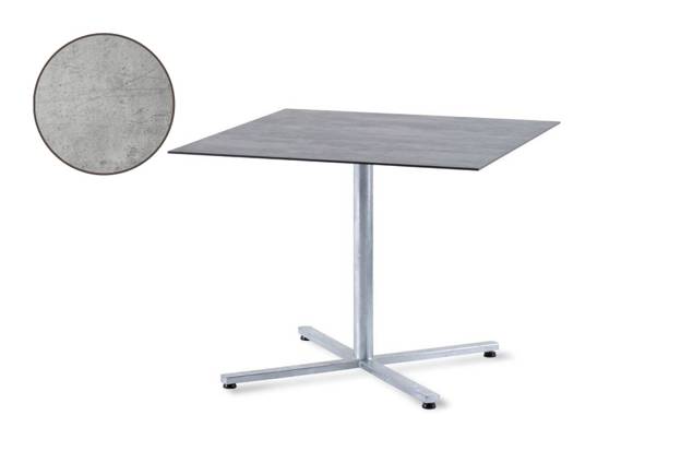 Stockholm Gartentisch klappbar Stahl 90x90 cm