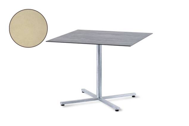 Stockholm Table de jardin pliante acier 80x80 cm