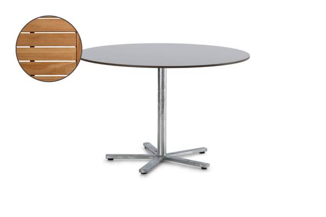 Stockholm Gartentisch klappbar Stahl Ø 120 cm