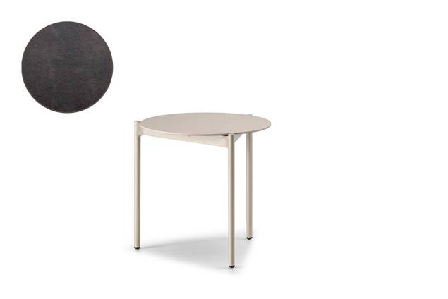 Taormina Loungetisch rund Aluminium Ø 45 cm