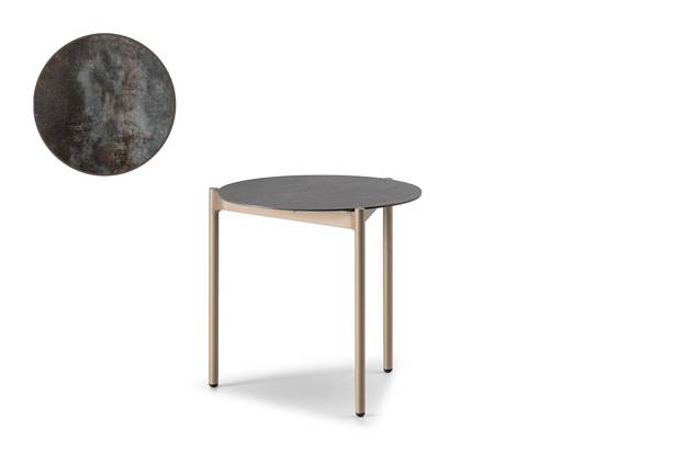 Taormina Loungetisch rund Aluminium Ø 45 cm