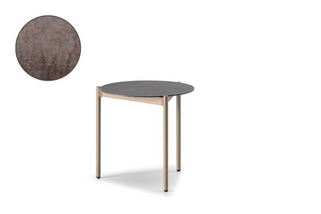 Taormina Loungetisch rund Aluminium Ø 45 cm