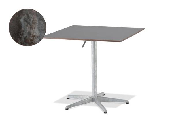 Tempo Gartentisch klappbar Stahl Ø 90 cm