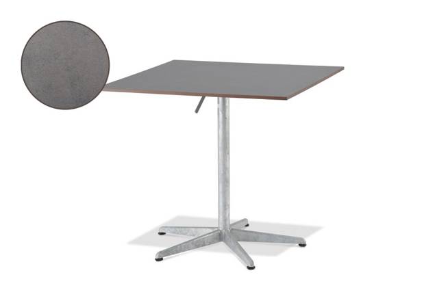 Tempo Gartentisch klappbar Stahl Ø 80 cm