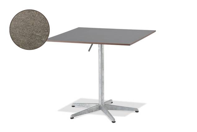 Tempo Gartentisch klappbar Stahl Ø 100 cm