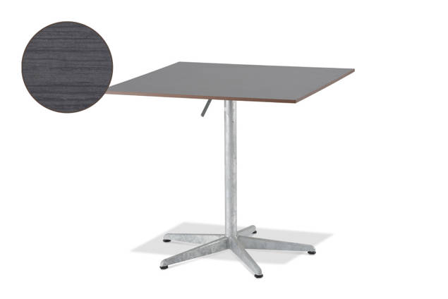 Tempo Table de jardin pliante acier 90x90 cm