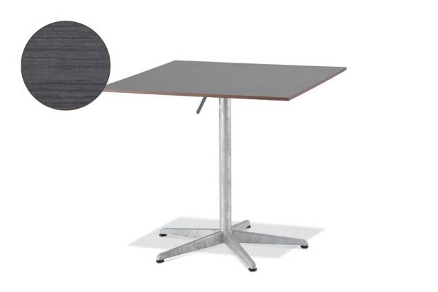 Tempo Table de jardin pliante acier 90x90 cm
