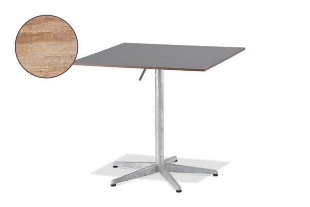 Tempo Gartentisch klappbar Stahl Ø 100 cm