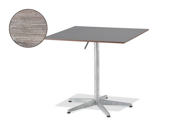 Tempo Table de jardin pliante acier Ø 115 cm