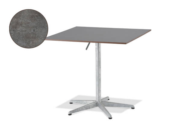 Tempo Gartentisch klappbar Stahl Ø 115 cm