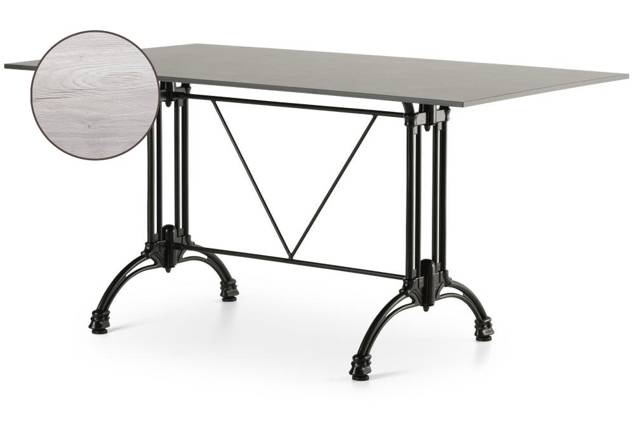 Titanic Gartentisch Aluminium 120x80 cm