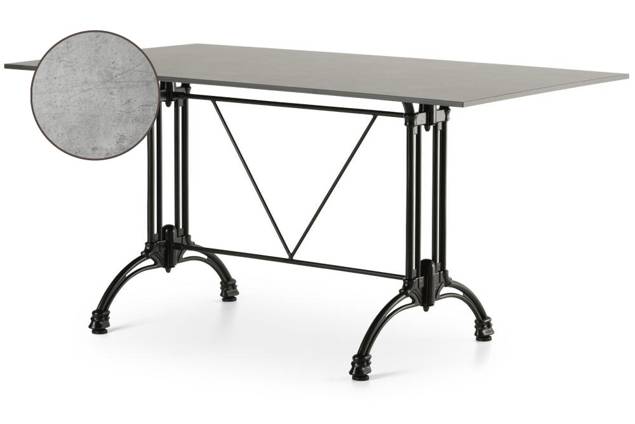 Titanic Gartentisch Aluminium 120x80 cm