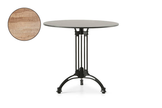Titanic Table de jardin aluminium Ø 80 cm